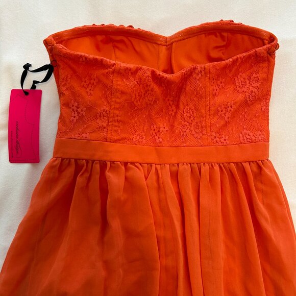 Forever 21 Orange Lace Dress - Picture 3 of 3